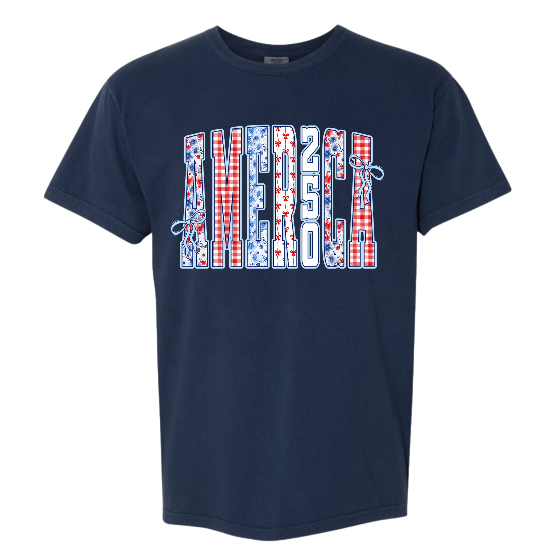 America Patchwork Graphic Tee Twice the Charm Boutique