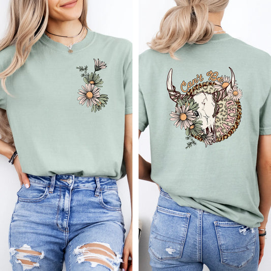 Can’t Be Tamed Western Floral Tee My Store