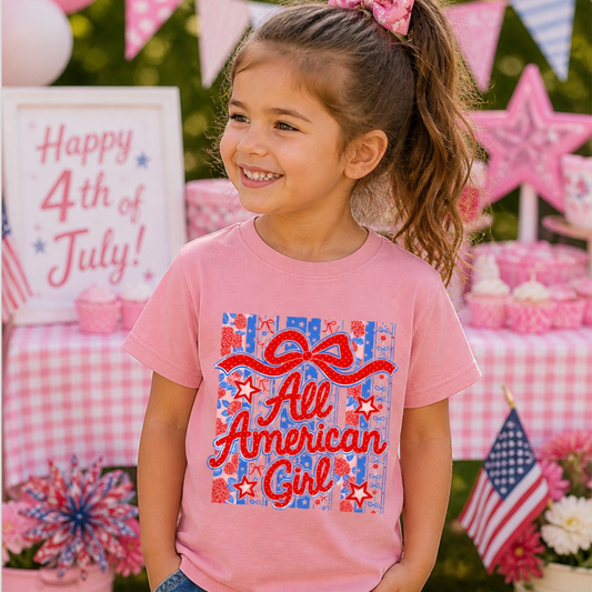 All American Girl Kids Shirt Twice the Charm Boutique