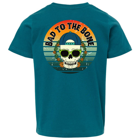 Bad to the Bone Kids Tee (Back Design)