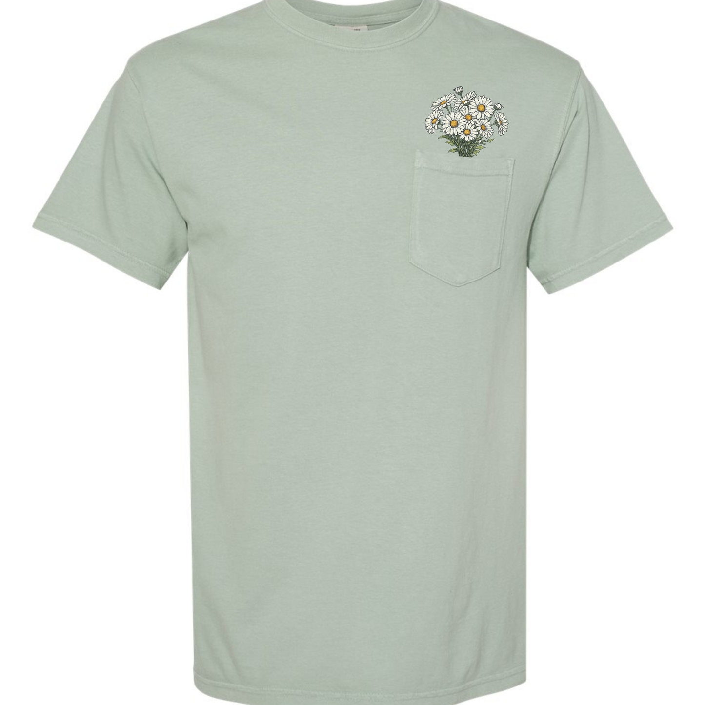 Happiness Blooms From Within Daisy Graphic Tee | Comfort Colors Bay Floral Shirt Twice the Charm Boutique