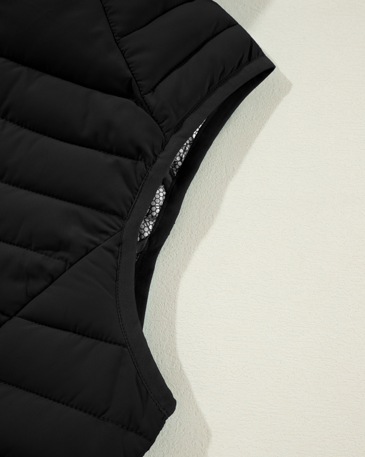 Cozy Everyday Quilted Puffer Vest – Black