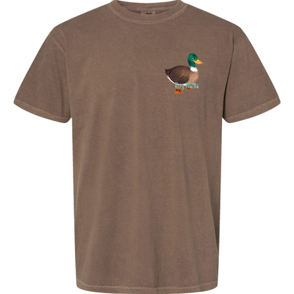Boy Mama Duck Graphic Tee | Comfort Colors Espresso Mom Shirt Twice the Charm Boutique