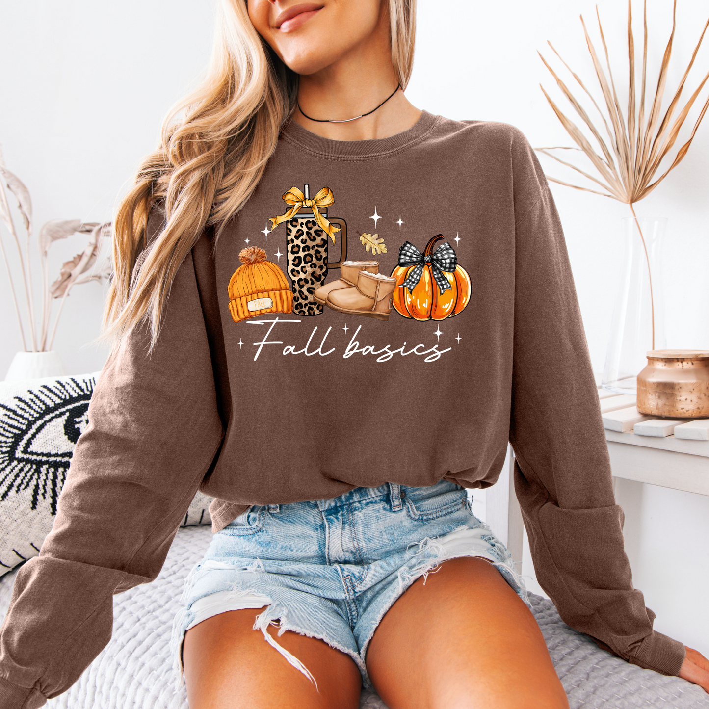 Fall Basics – Comfort Colors Long Sleeve Tee