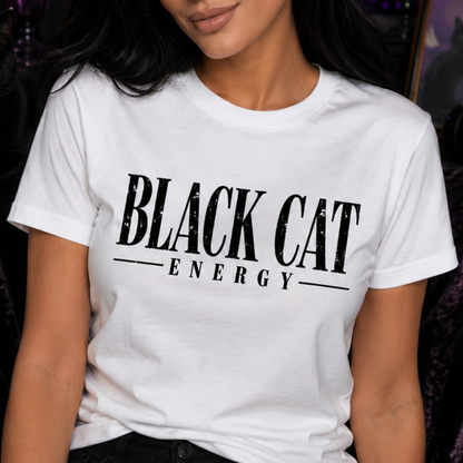 Black Cat Energy Comfort Colors T-Shirt