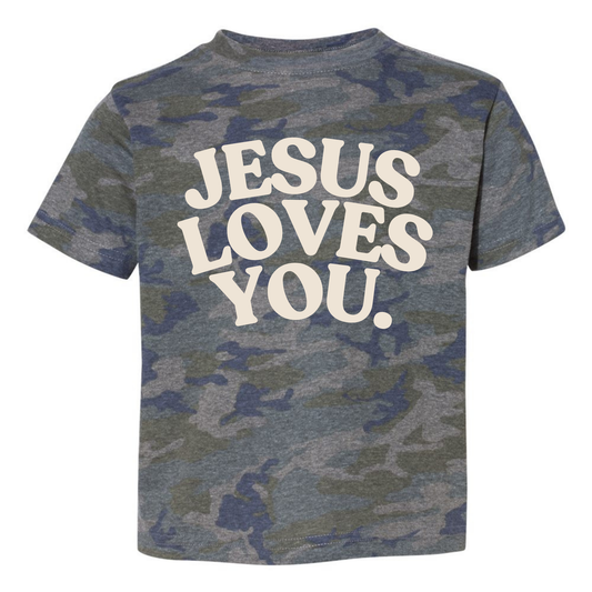 Jesus Loves You Kids Shirt – Christian Toddler Tee Twice the Charm Boutique