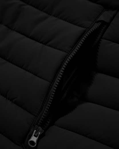 Cozy Everyday Quilted Puffer Vest – Black