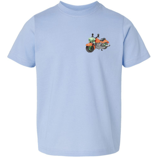 Life Is an Adventure Kids Tee – Toddler Motorcycle T-Shirt (Back Design)