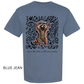 Even in the Chaos Worship Shirt Comfort Colors Washed Denim Tee – Christian Raccoon Graphic Tee Twice the Charm Boutique