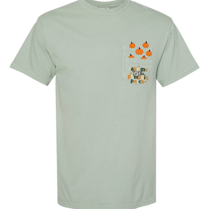 Take Me to the Pumpkin Patch Comfort Colors Pocket Tee