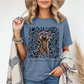 Even in the Chaos Worship Shirt Comfort Colors Washed Denim Tee – Christian Raccoon Graphic Tee Twice the Charm Boutique