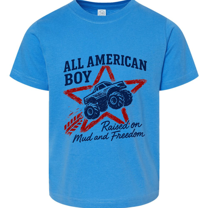 All American Boy Monster Truck Shirt Twice the Charm Boutique
