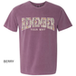 Remember Your Why Shirt Comfort Colors Berry Tee – Motivational Graphic Tee My Store
