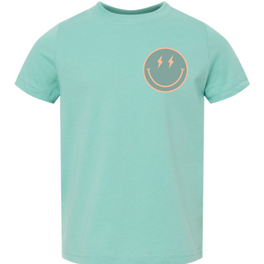 Never Grow Up Lightning Smile Tee (Back Design)