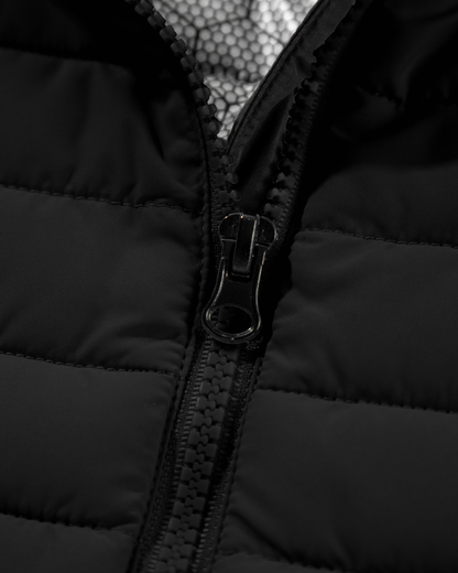 Cozy Everyday Quilted Puffer Vest – Black