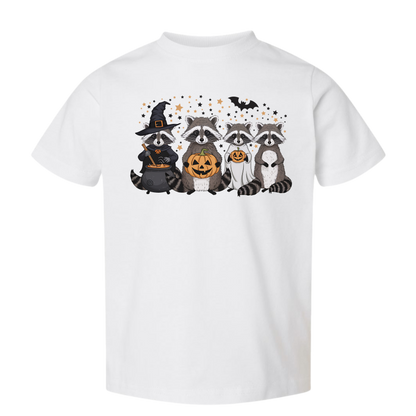 “Spooky Raccoons” Kids Halloween Tee – Cute Trick-or-Treat Shirt