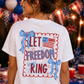 Let Freedom Ring Bow Patriotic Graphic Tee Twice the Charm Boutique