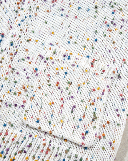 Confetti Dreams Open Front Knit Cardigan