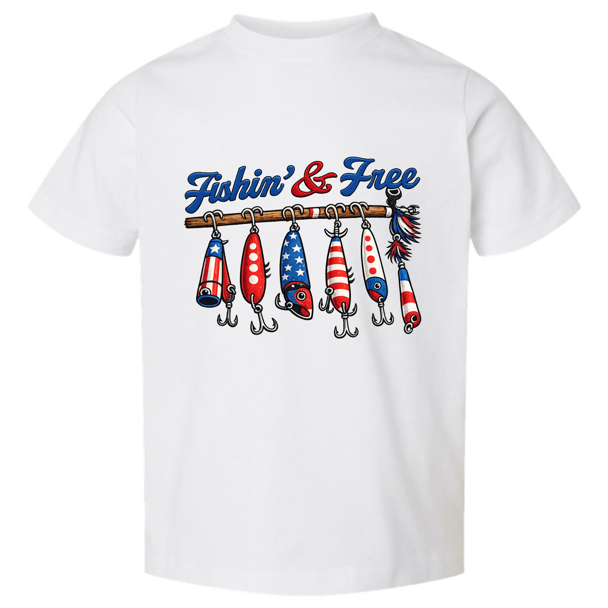 Fishin’ & Free Kids Graphic Tee Twice the Charm Boutique