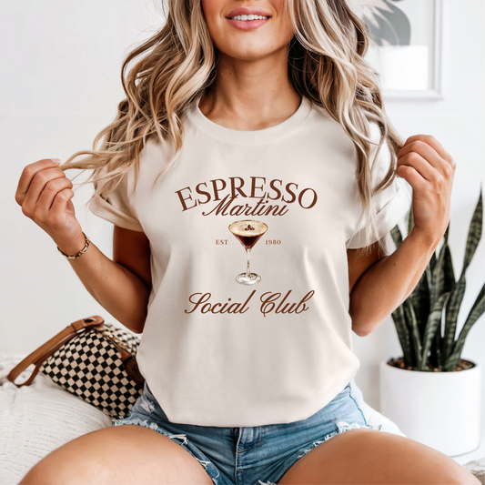 “Espresso Martini Social Club” Tee