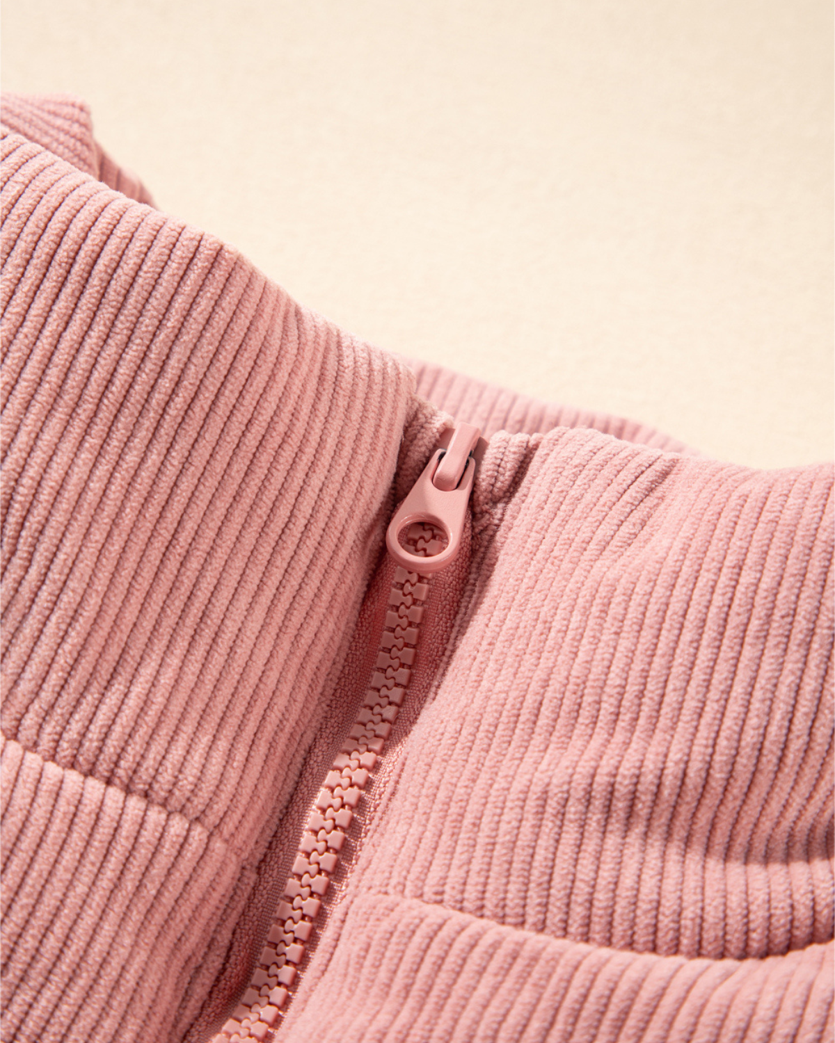 Cozy Comfort Corduroy Puffer Vest – Dusty Rose