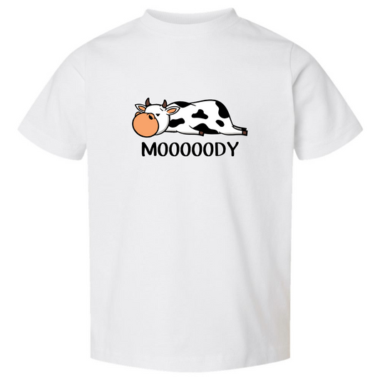 MOOOODY Cow Graphic Tee