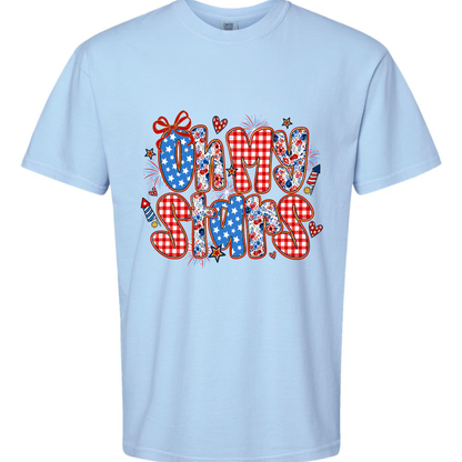 Oh My Stars Patriotic Graphic Tee Twice the Charm Boutique