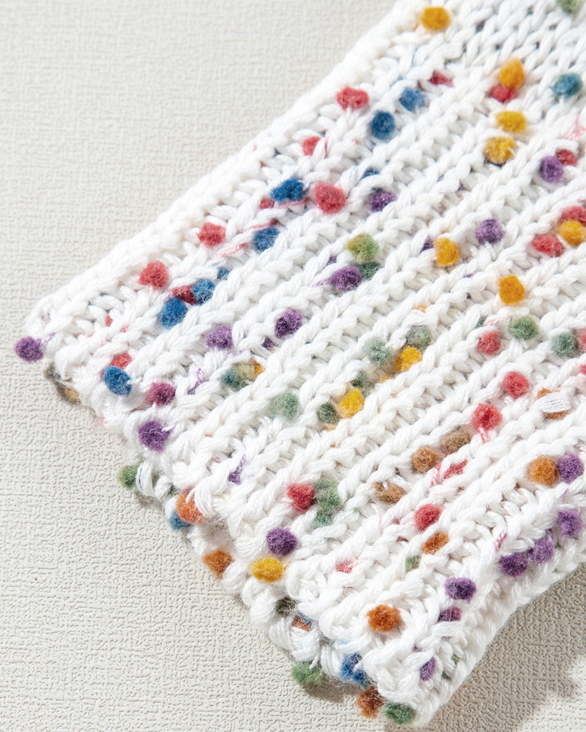 Confetti Dreams Open Front Knit Cardigan