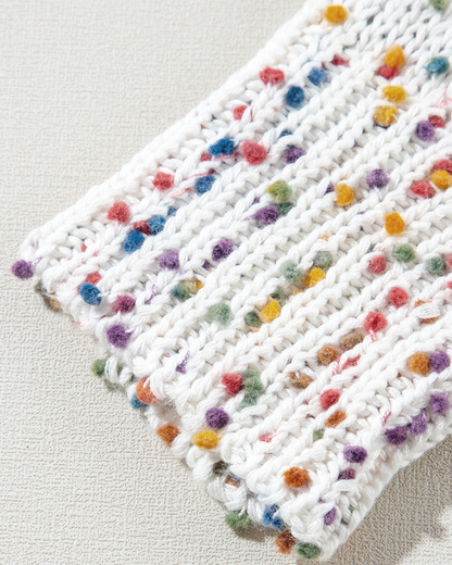 Confetti Dreams Open Front Knit Cardigan