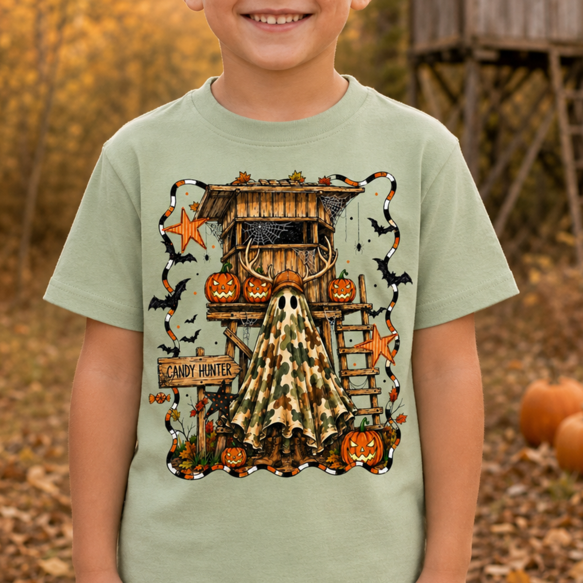 Kids Halloween Hunting Treehouse