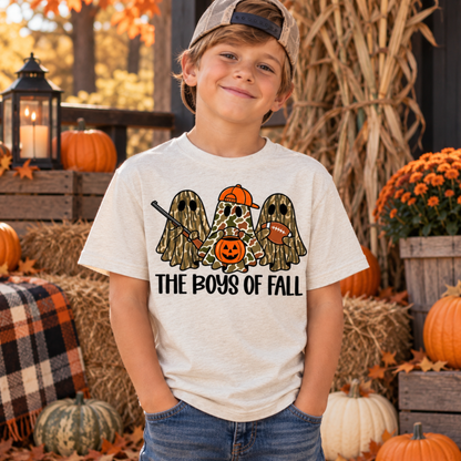 The Boys of Fall Kids Halloween Tee