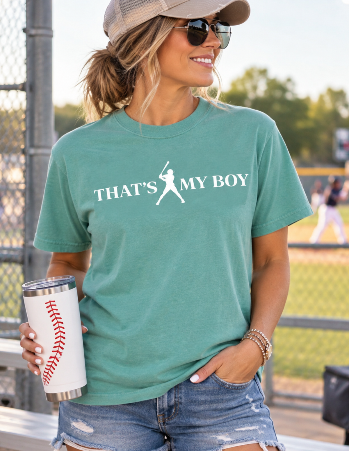 That’s My Boy Baseball Mom Tee
