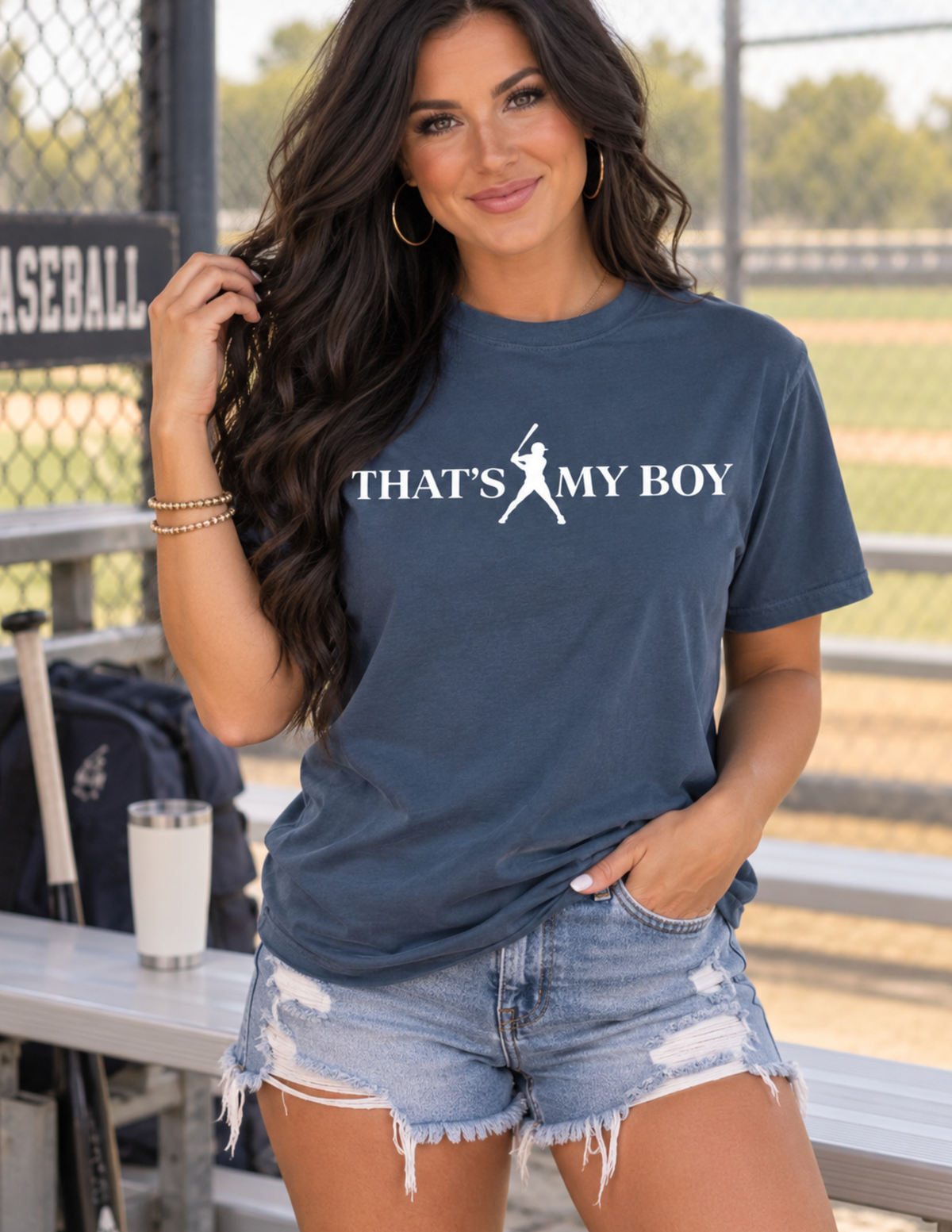 That’s My Boy Baseball Mom Tee