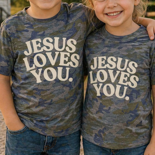 Jesus Loves You Kids Shirt – Christian Toddler Tee
