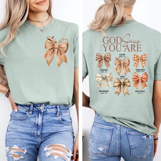God Says You Are Graphic Tee Twice the Charm Boutique