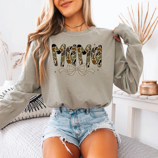 Camo Mama Graphic Tee Twice the Charm Boutique
