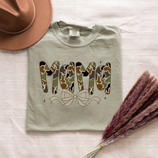 Camo Mama Graphic Tee Twice the Charm Boutique