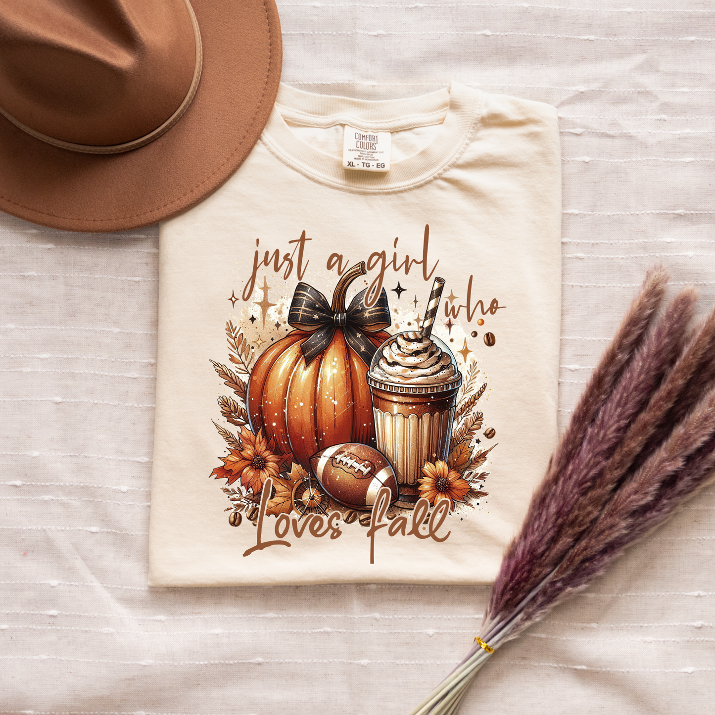 Just a Girl Who Loves Fall Graphic Tee
