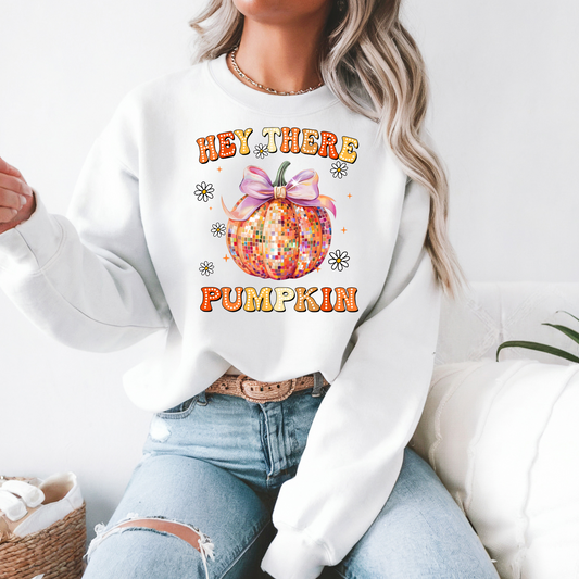 Hey There Pumpkin Disco Sweatshirt