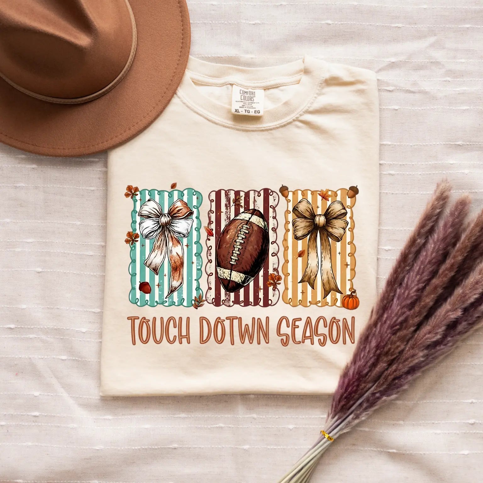 Touchdown Season Football Tee Twice the Charm Boutique