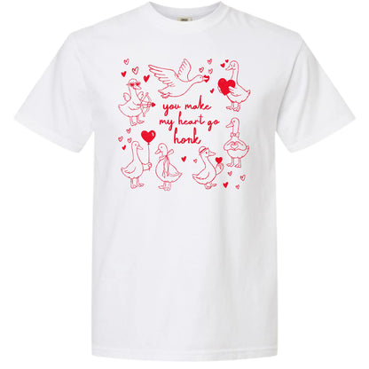 You Make My Heart Go Honk Valentine Graphic Twice the Charm Boutique