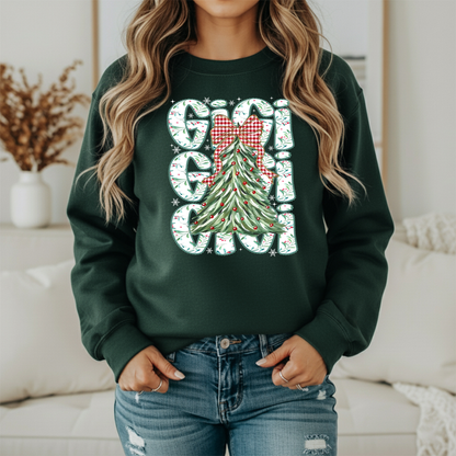 Christmas Gigi Gildan Sweatshirt – Festive Grandmother Holiday Crewneck