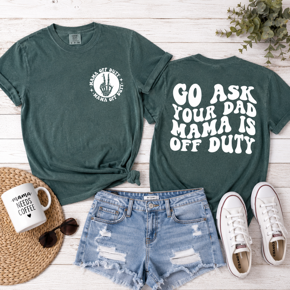 Mama Is Off Duty Graphic Tee