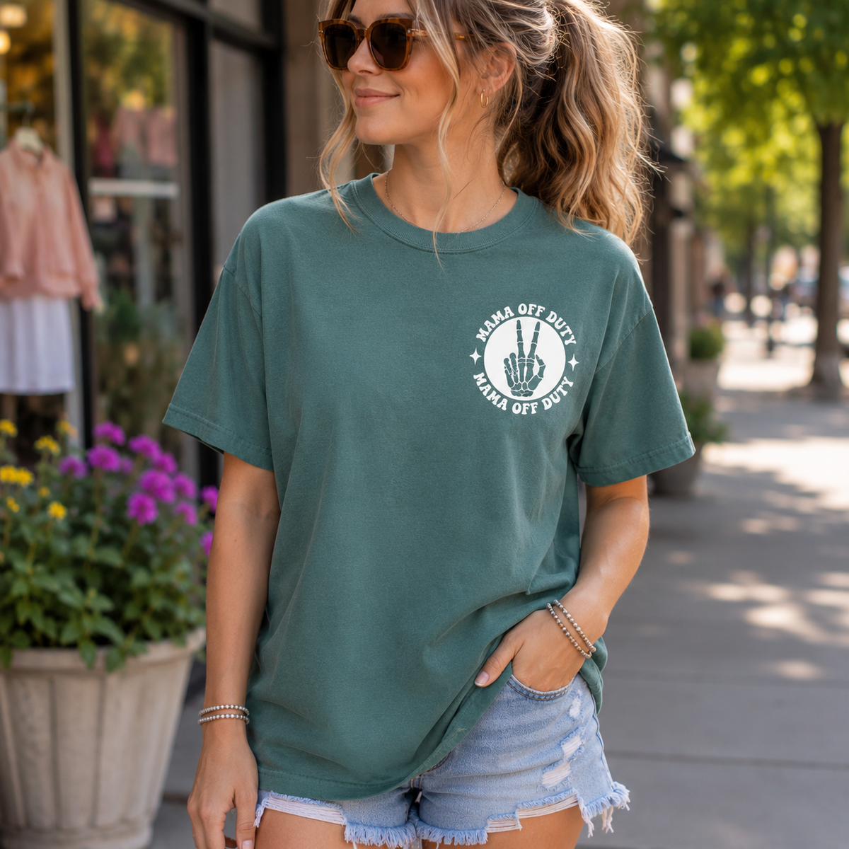 Mama Is Off Duty Graphic Tee
