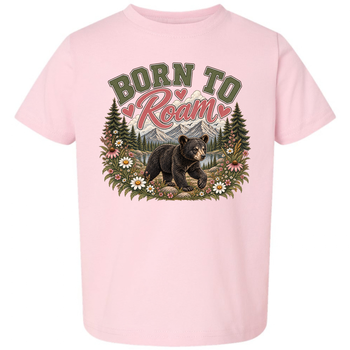 Born to Roam Bear Graphic Tee