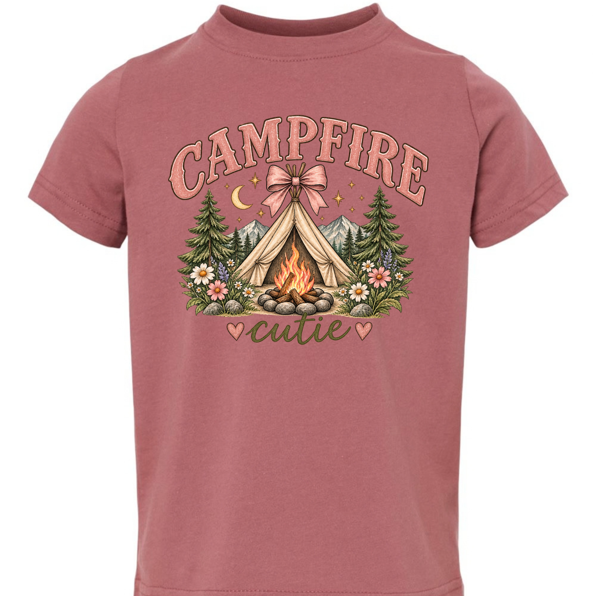 Campfire Cutie Toddler Graphic Tee