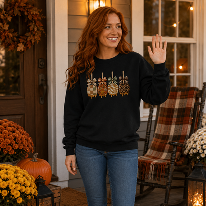 candy apple sweatshirt