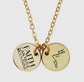 Faith Can Move Mountains Coin Necklace Twice the Charm Boutique