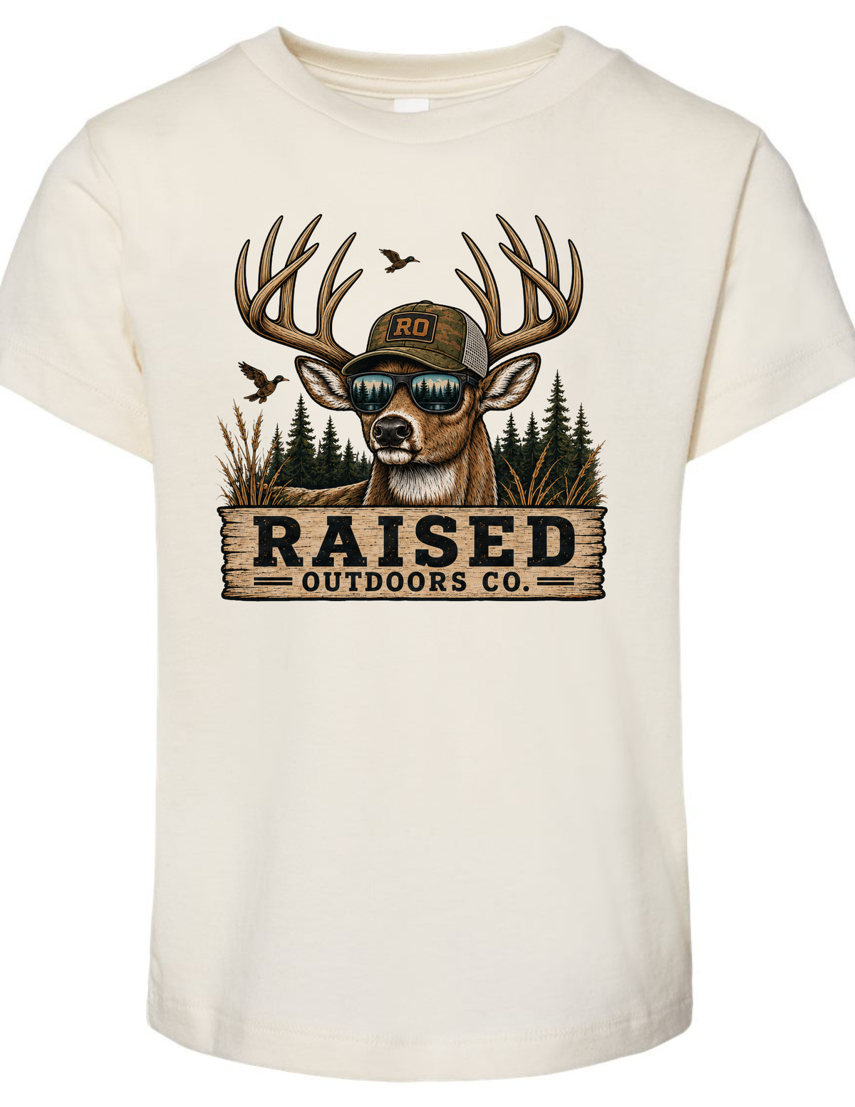Kids Deer Graphic T-Shirt | Buck with Sunglasses Country Tee