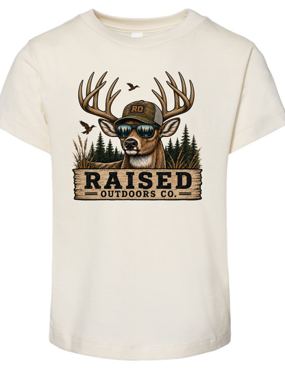 Kids Deer Graphic T-Shirt | Buck with Sunglasses Country Tee